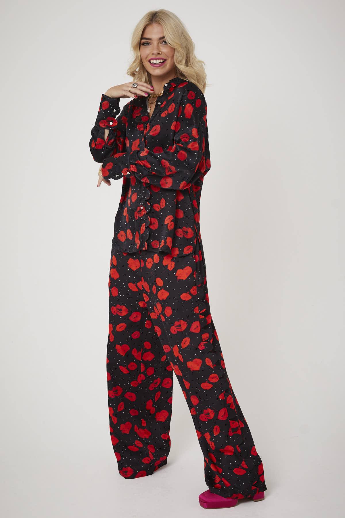 DONNA TROUSER | Lip smacking floral - Keko Studio