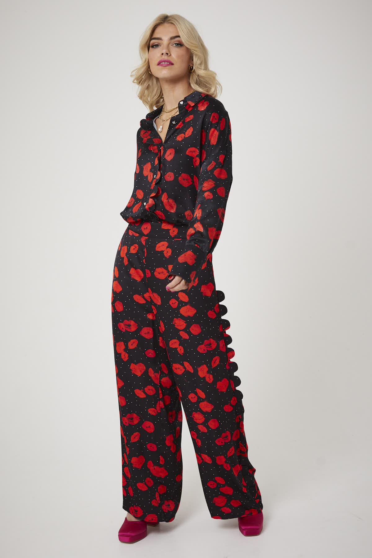 DONNA TROUSER | Lip smacking floral - Keko Studio