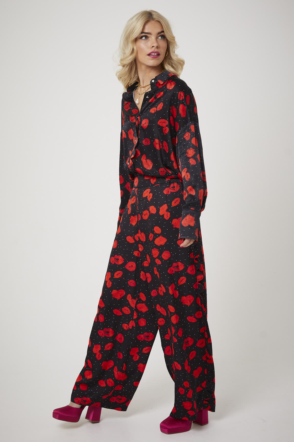 DONNA TROUSER | Lip smacking floral - Keko Studio
