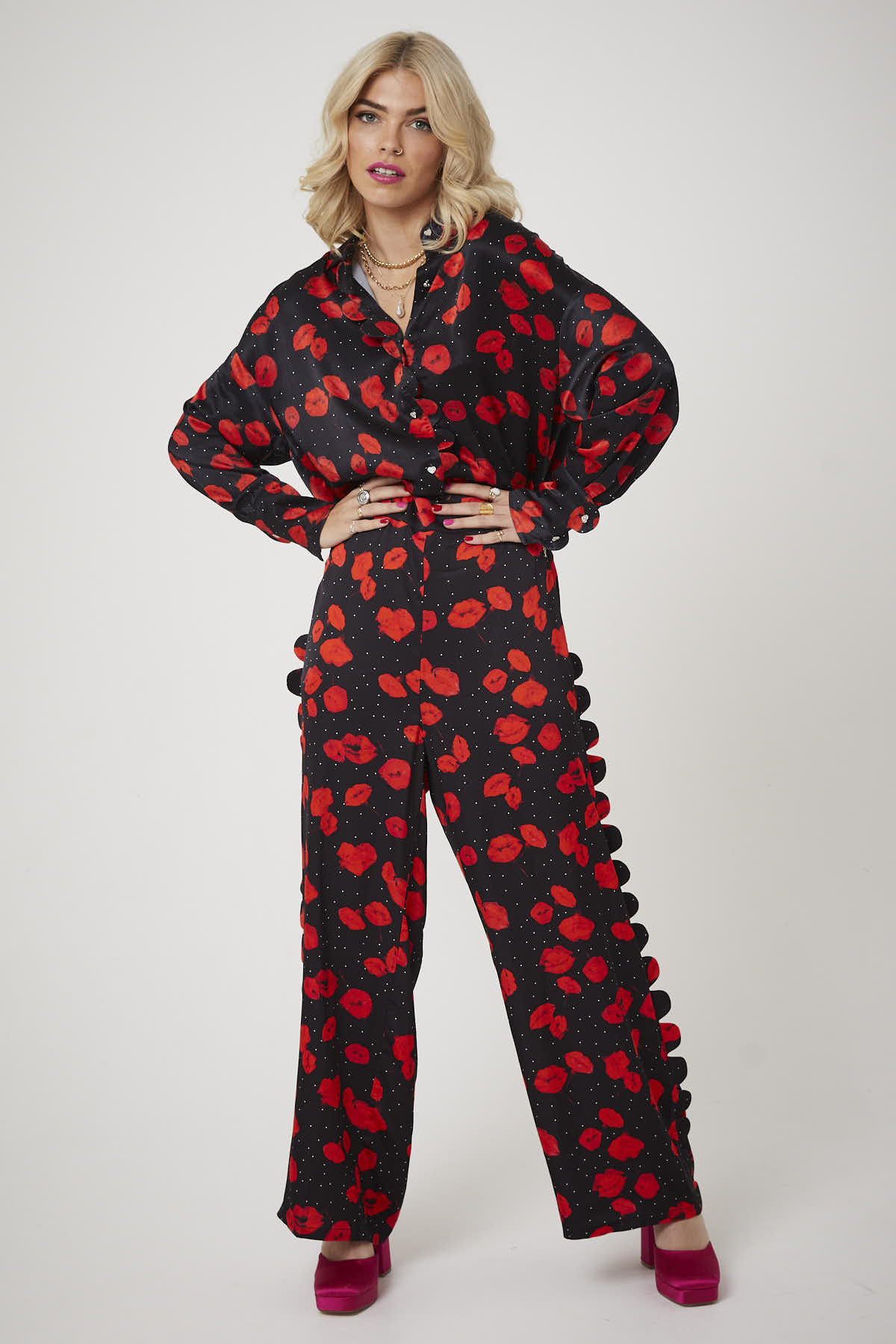 DONNA TROUSER | Lip smacking floral - Keko Studio
