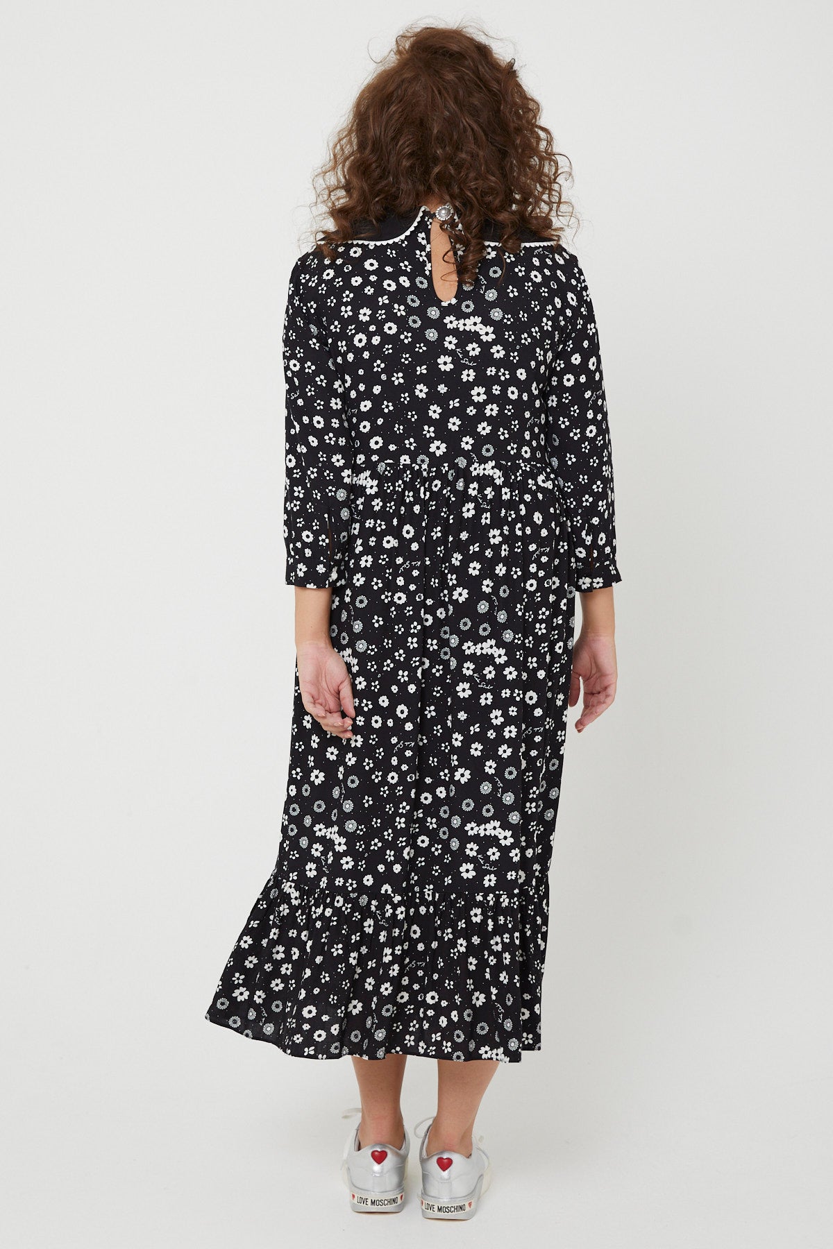 STEVIE DRESS | Polka Retro Floral - Keko Studio