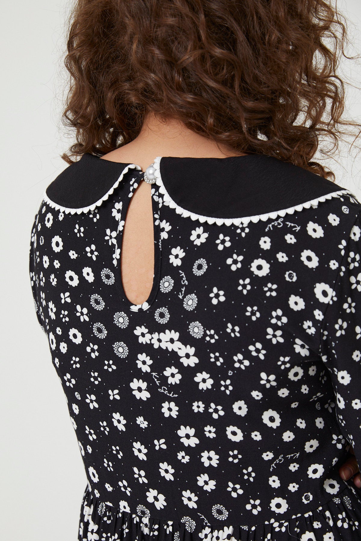 STEVIE DRESS | Polka Retro Floral - Keko Studio