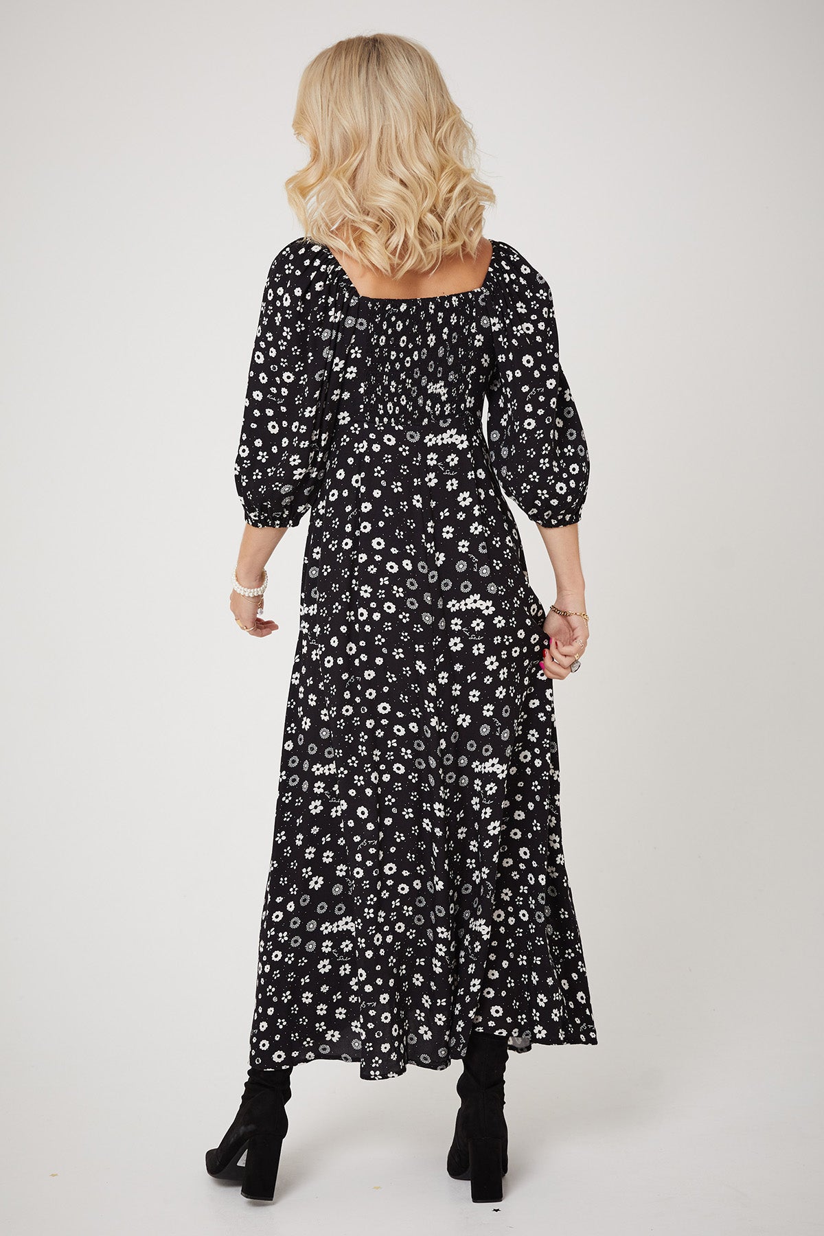 JONI DRESSES | Polka Retro Floral - Keko Studio