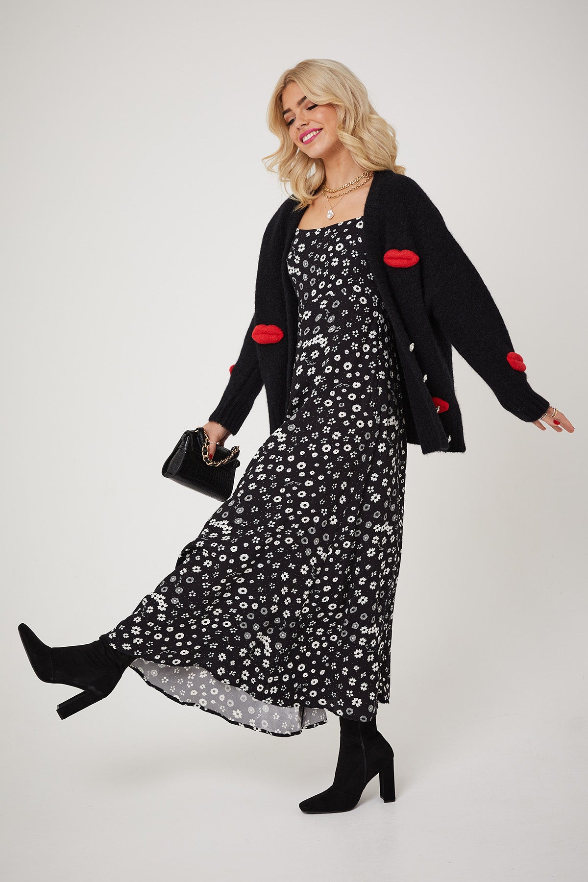 JONI DRESSES | Polka Retro Floral - Keko Studio