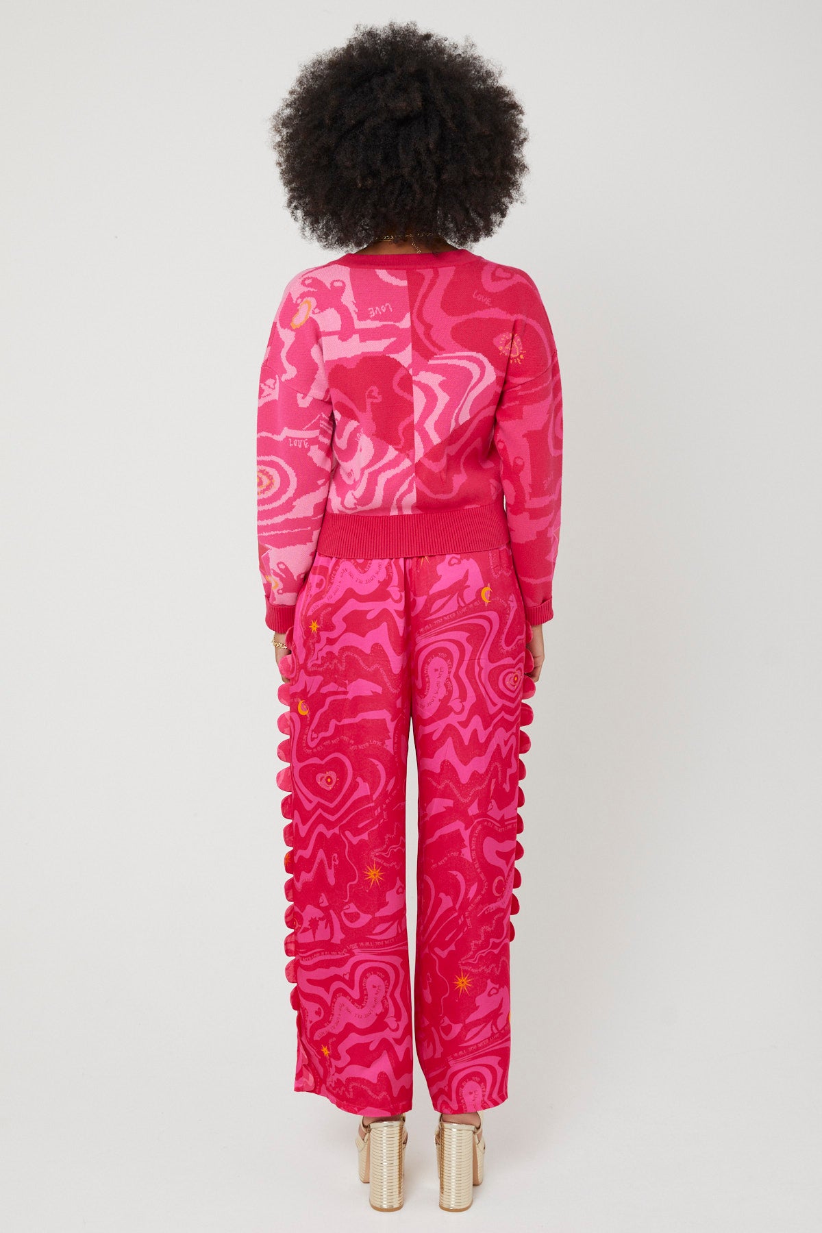 WHOLE LOTTA LOVE CARDIGAN | Pink x - Keko Studio