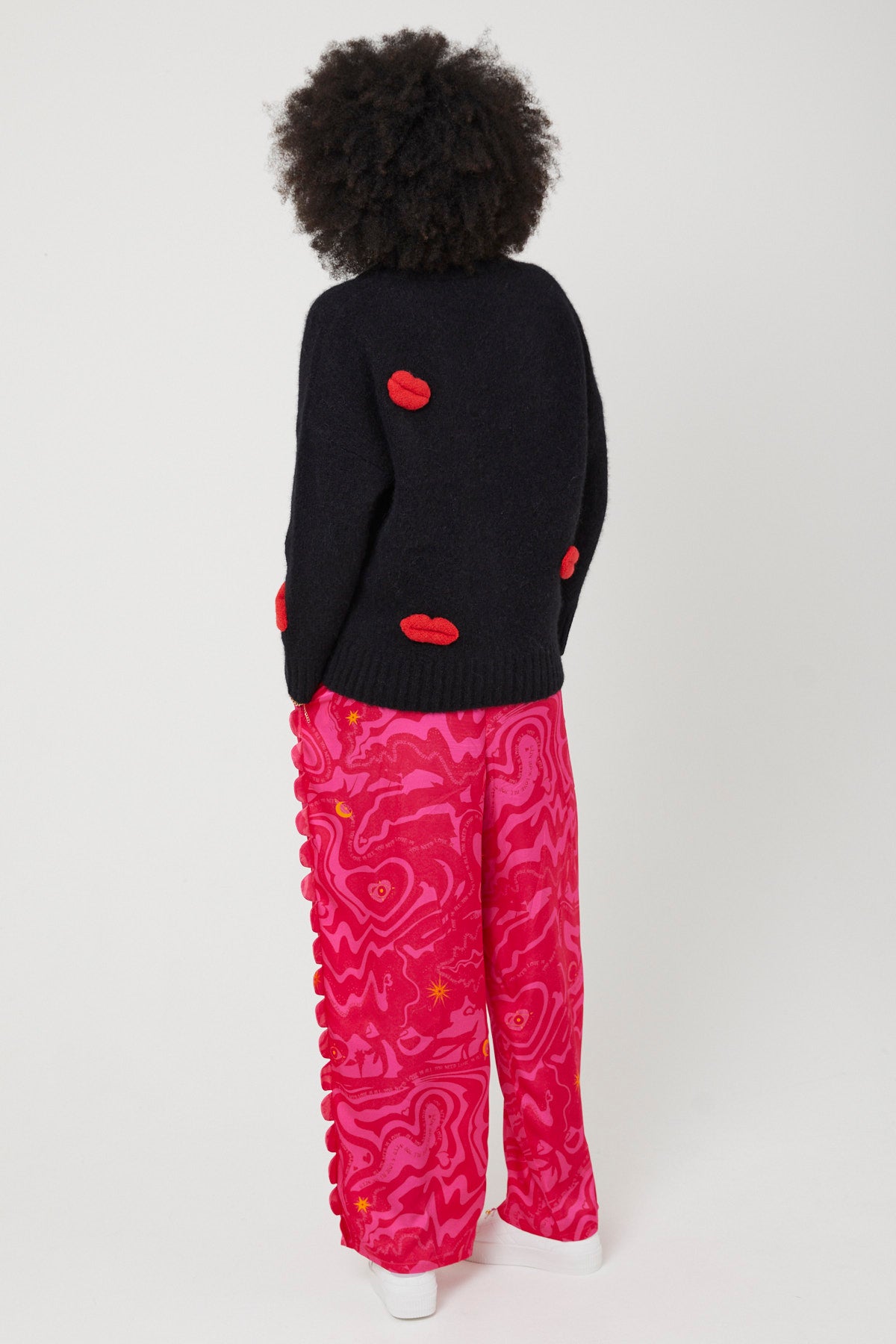 MICKS LIPS CARDI | Black - Keko Studio