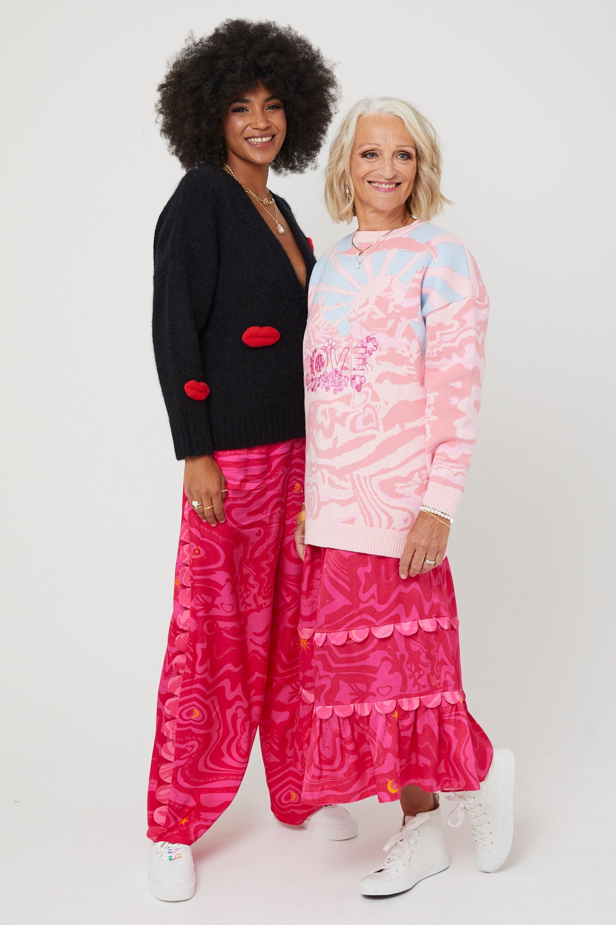 MICKS LIPS CARDI | Black - Keko Studio