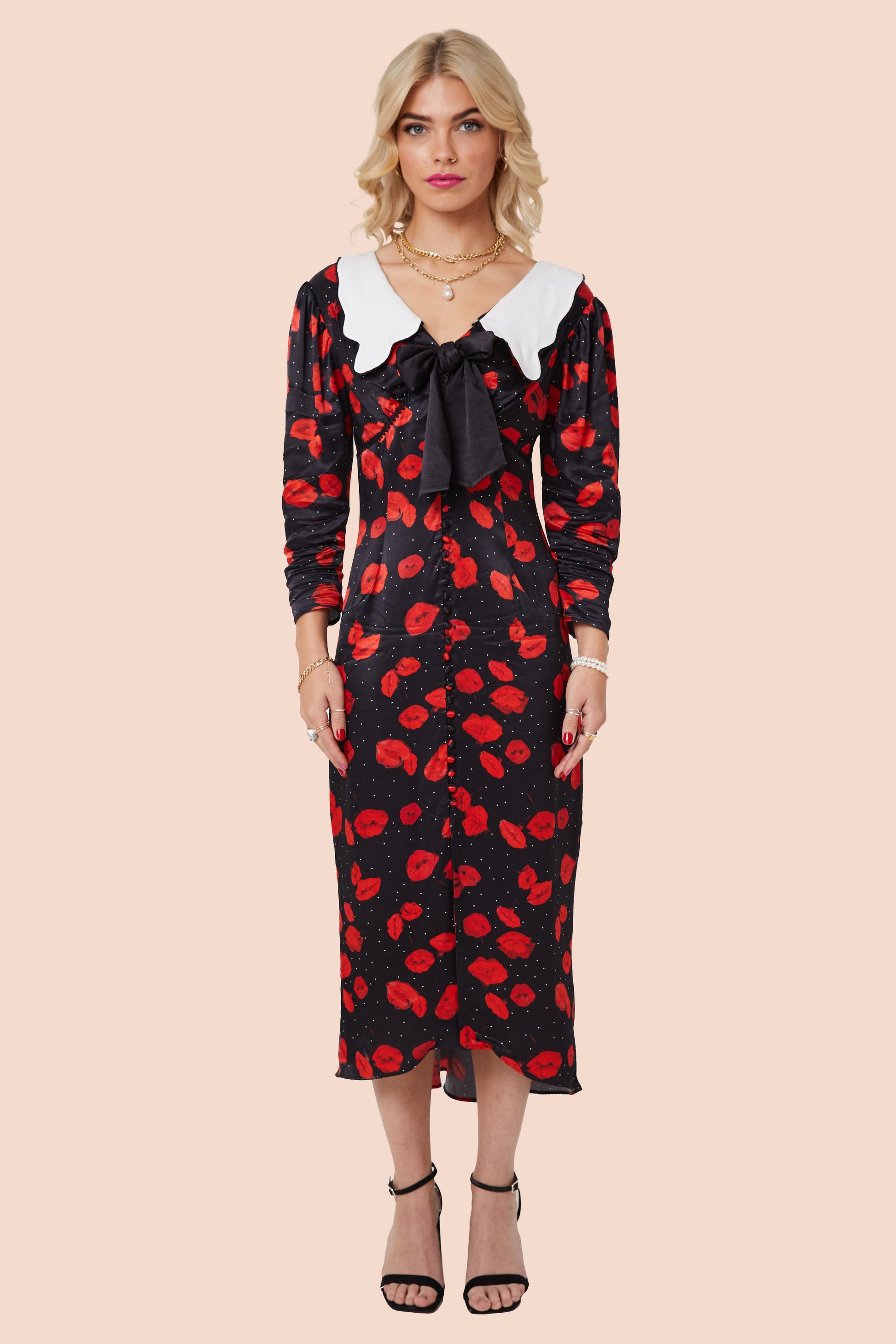 MARILYN DRESS | Lip Smacking Floral - Keko Studio