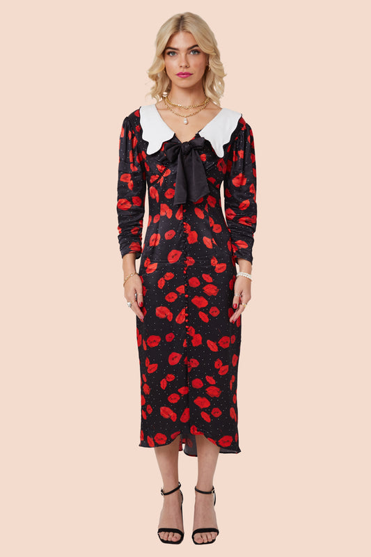 MARILYN DRESS | Lip Smacking Floral - Keko Studio