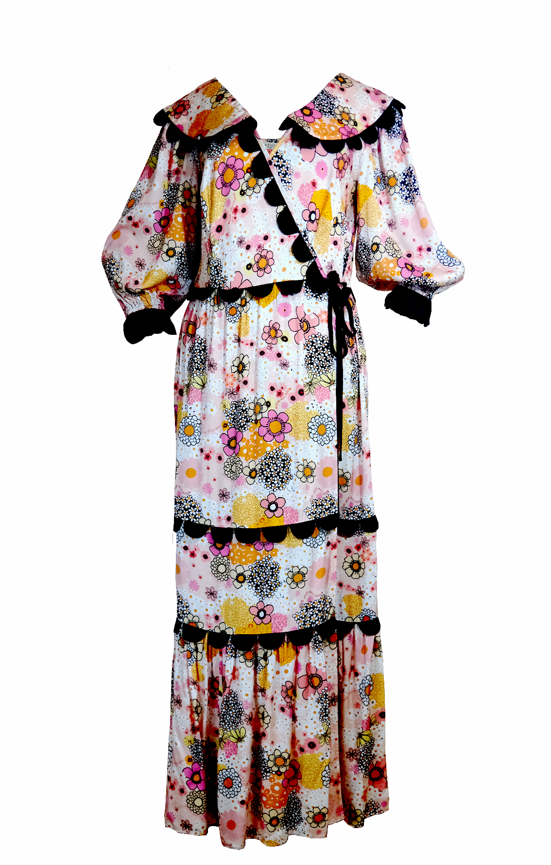 ARETHA DRESS | Pink Power Love Flower - Keko Studio