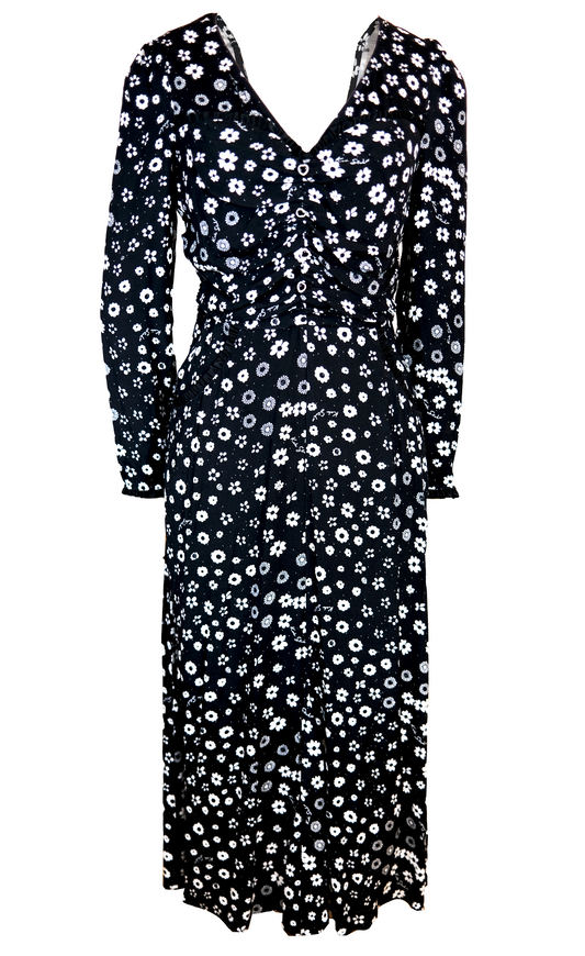 MADONNA DRESS | Polka Retro Floral - Keko Studio