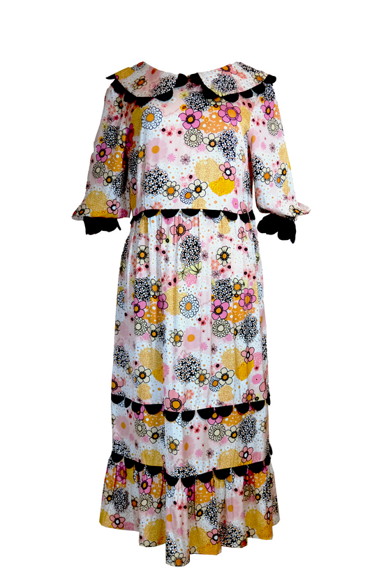 MARIAH DRESS | Pink Power Love Flower - Keko Studio