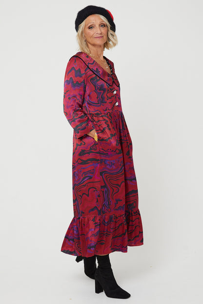 STEVIE DRESS | Age of Aquarius Red