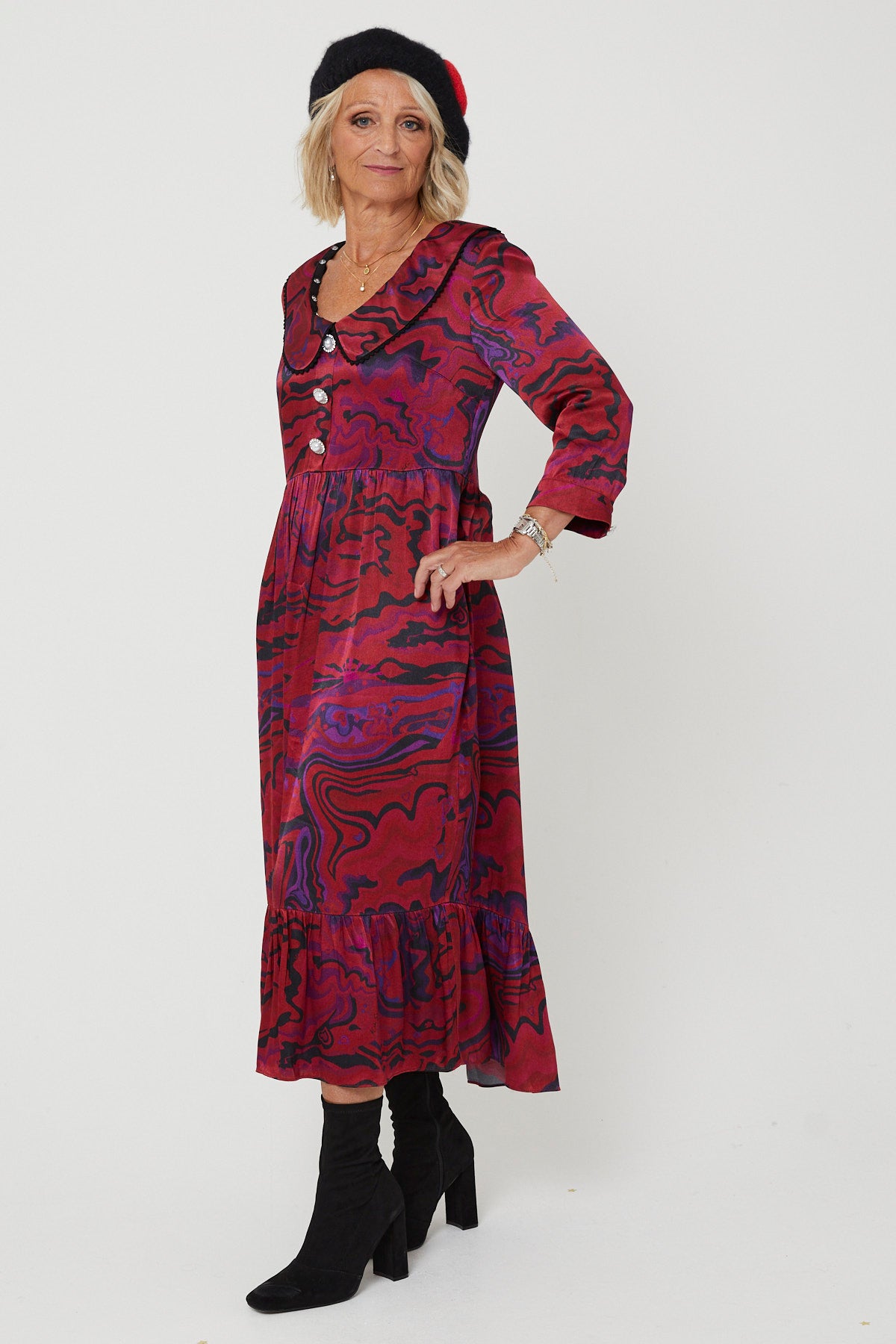 STEVIE DRESS | Age of Aquarius Red