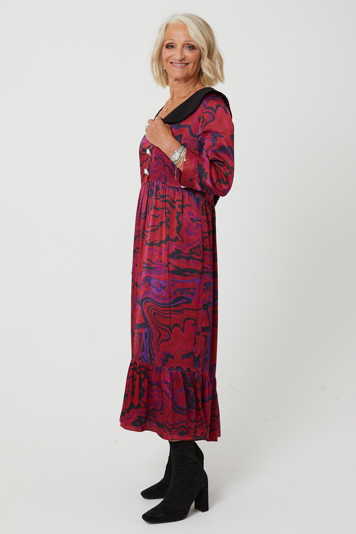 STEVIE DRESS | Age of Aquarius Red