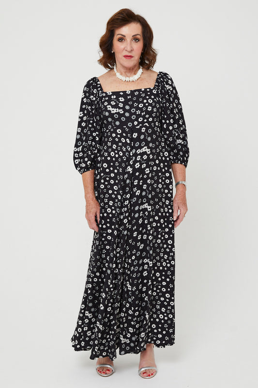 JONI DRESSES | Polka Retro Floral - Keko Studio