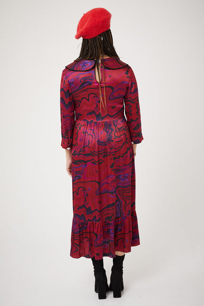 STEVIE DRESS | Age of Aquarius Red