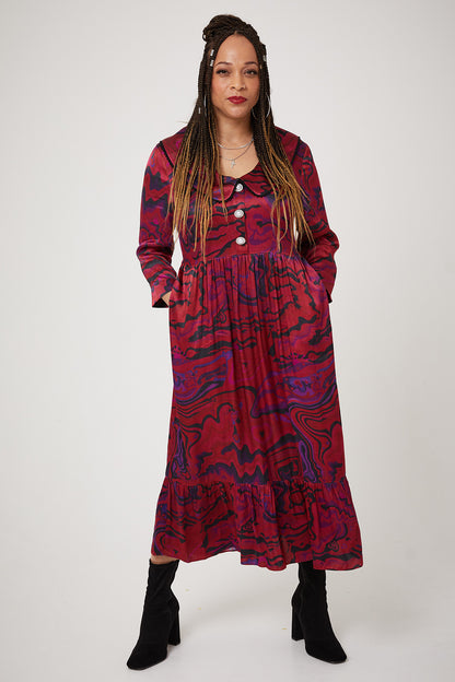 STEVIE DRESS | Age of Aquarius Red