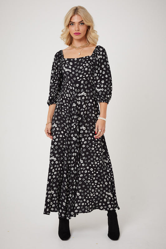 JONI DRESSES | Polka Retro Floral - Keko Studio